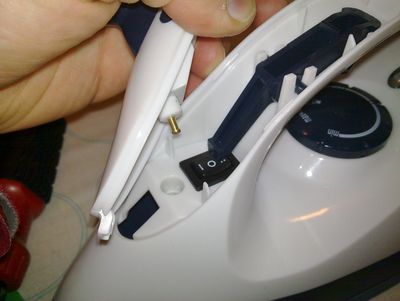 mit dem Metallstift wird Dauer aktiviert