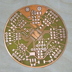 First PCB etched