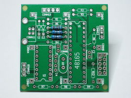 PCB with placed resistors